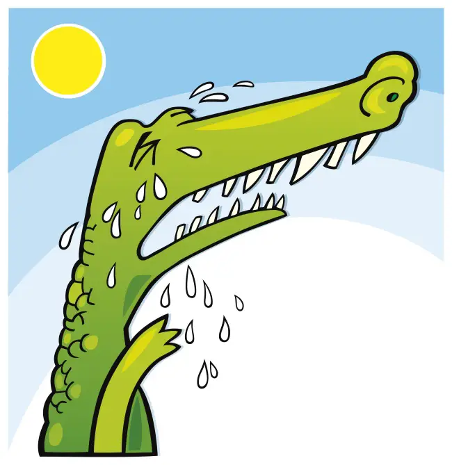 Crocodile Tears Idiom Meaning, Examples, Synonyms